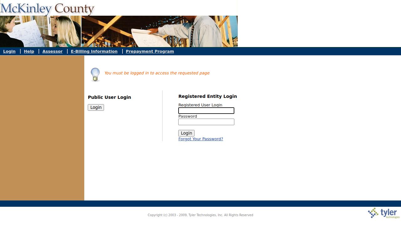 Gallup residents directory McKinley County EagleWeb tax-account search
