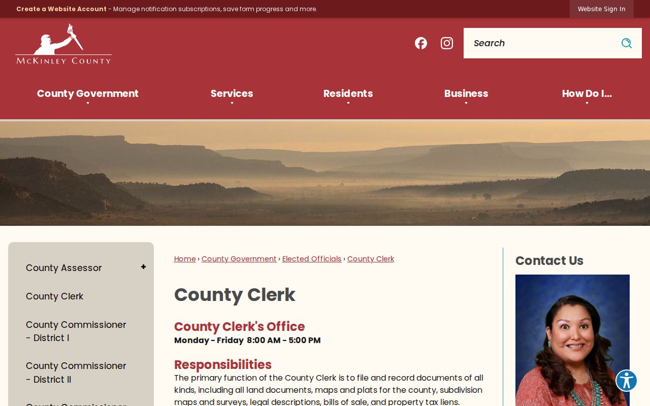 Gallup previous residents research at the McKinley County Clerk recorded documents office