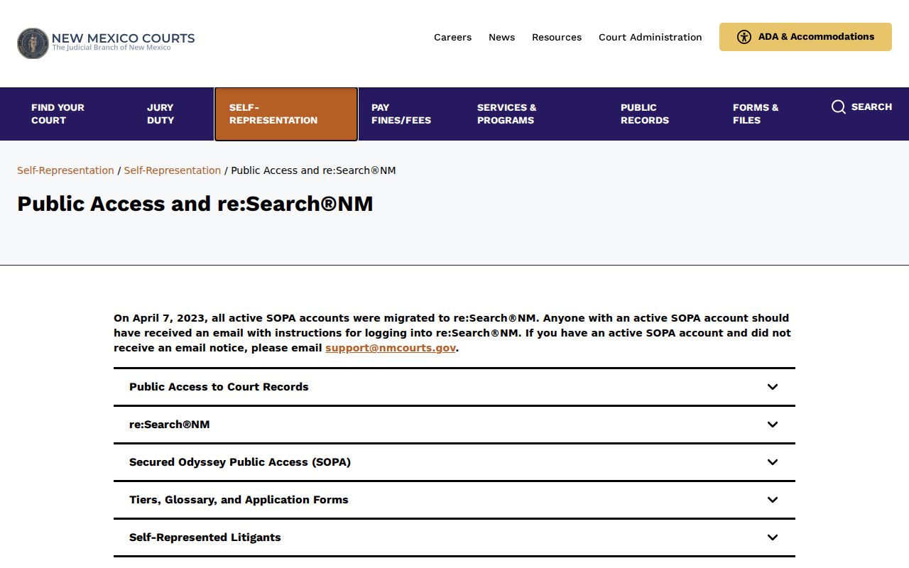 Gallup resident lookup New Mexico public court research access guide